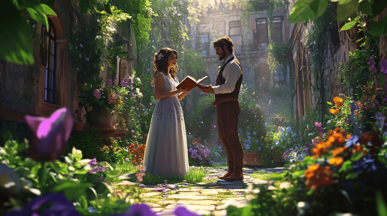 Vœux de mariage originaux : quand les passions communes subliment votre engagement